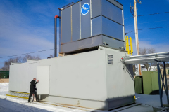 Cooling Tower Pump Enclosure with Expansion Room