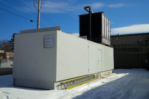 Cooling System With Outdoor Enclosure